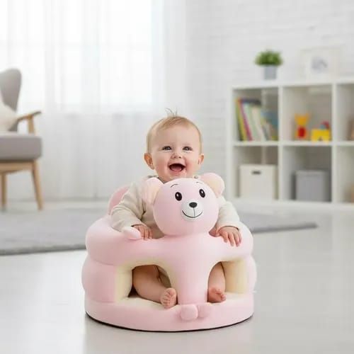 Toddler's Oturma Minderi Kahverengi Pembe Ayı