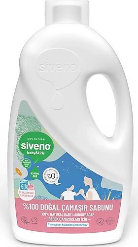 SİVENO Doğal Bebek Çamaşır Sabunu Yumuşatıcılı Bitkisel Deterjan Konsantre Vegan 1000ml