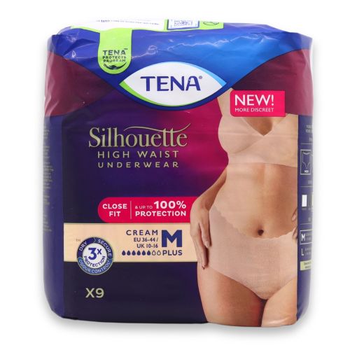 TENA Silhouette Plus Yüksek Bel Pantolon Krem (M) 9Büyük 9 adet