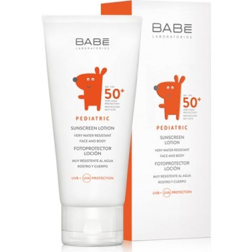 Babe Pediatrik Güneş Losyonu SPF 50+ 100 ml Hassas Ciltler için Suya Dayanıklı Koruma