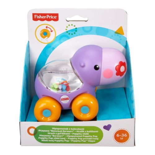 Fisher Price Poppity Araçlar Mor Hippopotam