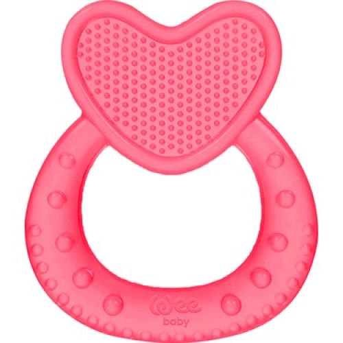 Wee Baby Kalpli Silikon Diş Kaşıyıcı - Pembe