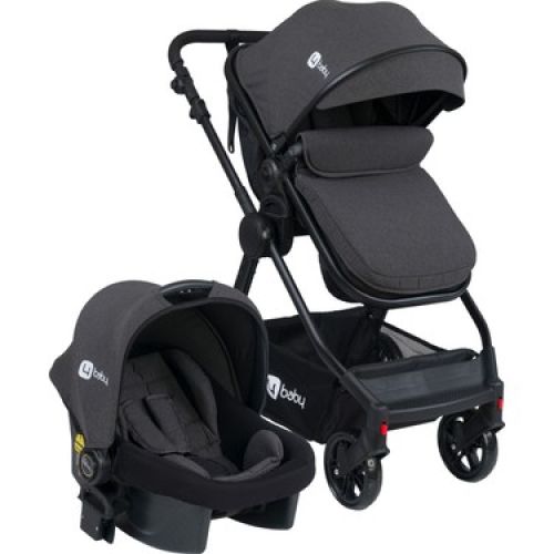 4 Baby Comfort Gold Travel Sistem Bebek Arabası ve Taşıma Puseti Siyah