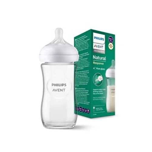 Philips Avent Natural Response Cam Biberon 1 Ay+ 240 ml, Tepkili Biberon Emziği