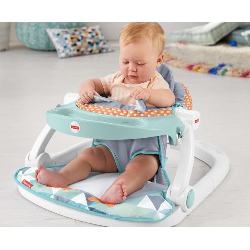 Fisher Price Tepsili Ana Kucağı - Penguen Adası, Mama Tepsisi ve Oyuncakları ile Hayvan Temalı Taşınabilir Ana Kucağı