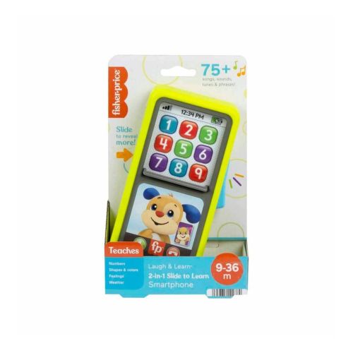 Fisher-Price Kaydır ve Öğren Akıllı Telefon 9-36ay (İngilizce-Türkçe)