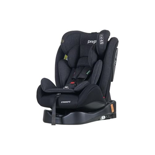 Prego Strongfix 0-36 Kg 360* Dönen , Isofixli Oto Koltuk Siyah Collection