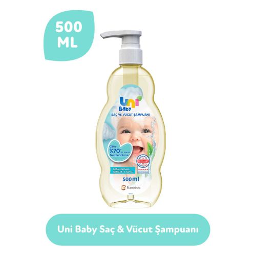 Uni Baby Saç ve Vücut Şampuanı 700ml