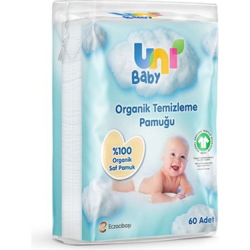 Uni Baby Bebek Temizleme Pamuğu 60'lı