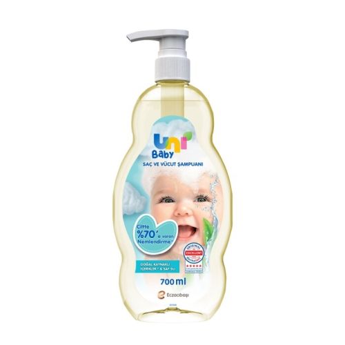 Uni Baby Saç ve Vücut Şampuanı 700ml