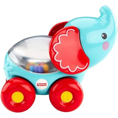 Fisher Price Poppity Araçlar, Emeklemeye Teşvik Edici Zıplayan Renkli Toplar, Eğlenceli Sesler, Mavi Fil,