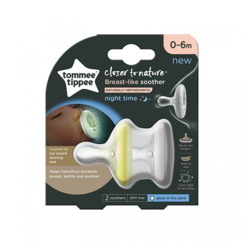 Tommee Tippee Breastlike Gece Parlayan Emzik 0-6 ay