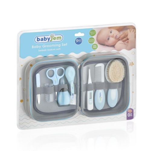 Babyjem Bebek Tırnak ve Bakım Seti 9 lu Mavi Set