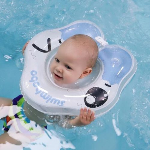 Swimbobo Yeni Doğan Bebek Boyun Simidi Başlangıç Mavi