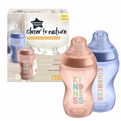 Tommee Tippee Biberon 340 ml 2'li +3 ay Uclu