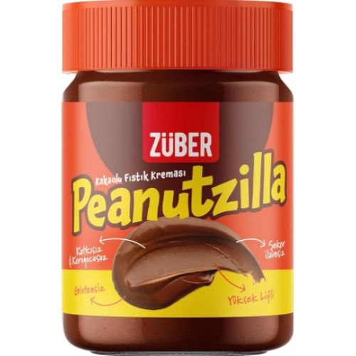 Züber Peanutzilla Kakaolu Fıstık Kreması 315g