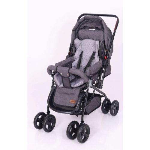 Babyjest Çift Yönlü Bebek Arabası Füme