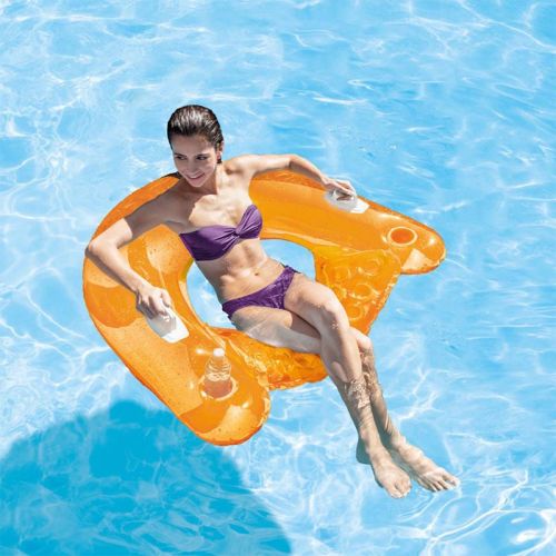 Intex Şişme Yatak Bardaklıklı 104cm