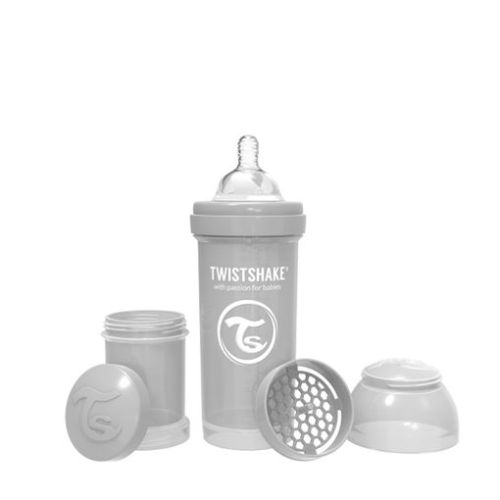 TWISTSHAKE ANTI-COLIC BİBERON 180ML GRİ