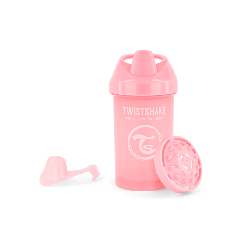 TWISTSHAKE ALIŞTIRMA BARDAĞI CRAWLER CUP 8M+ PEMBE