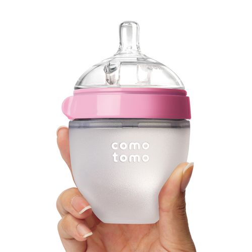 comotomo Biberon Silikon 150ml. Pembe