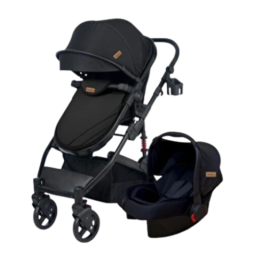 Jusso Travel Sistem Bebek Arabası Siyah