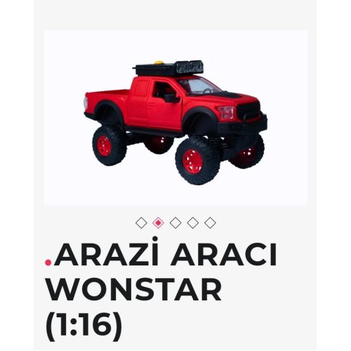 ARAZİ ARACI WONSTAR (1:16) KIRMIZI