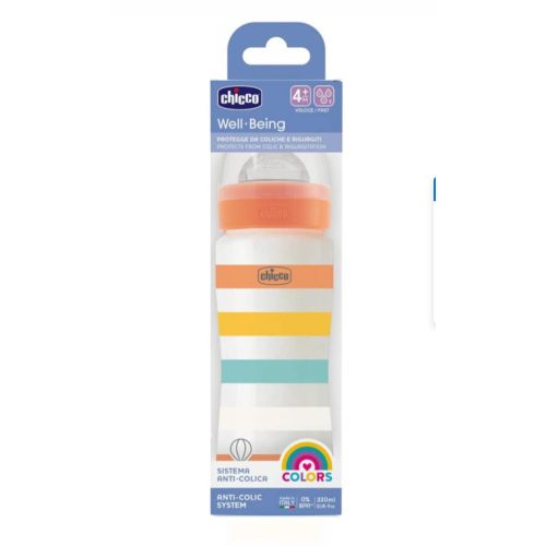 Chicco Well being anti-kolik Pp biberon 330ml. 4m+