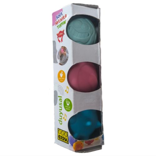 SOFT DOKU AKTİVİTE TOPLARI 3'LÜ