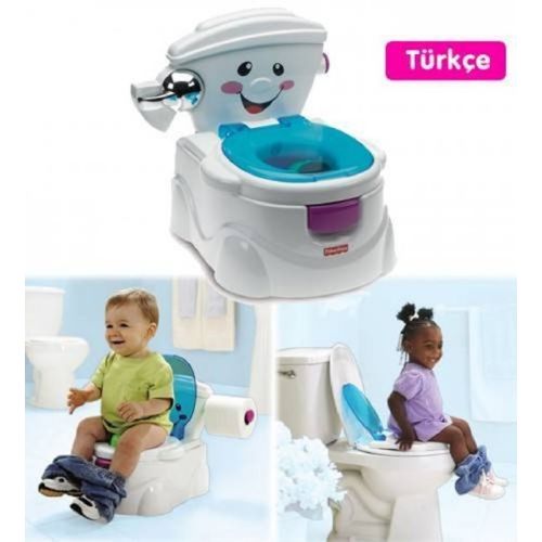 Fisher Price Eğitici Eğlenceli Tuvalet (Türkçe) Tuvalet Eğitimine Yardımcı
