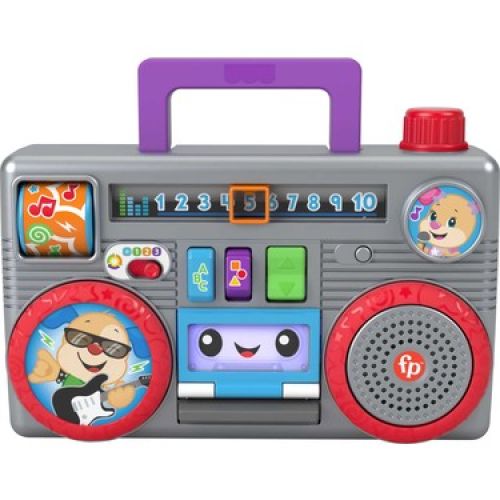 Fisher Price Eğlen ve Öğren Müzik Kutusu, Türkçe Konuşan Aktivite Oyuncağı, Eğitici İçerikler Sunan, Retro Tarzda Müzikli Aktivite Oyuncağı