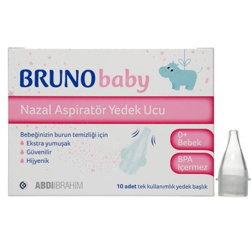 Bruno baby Nazal Aspiratör Yedek Ucu 10 Adet