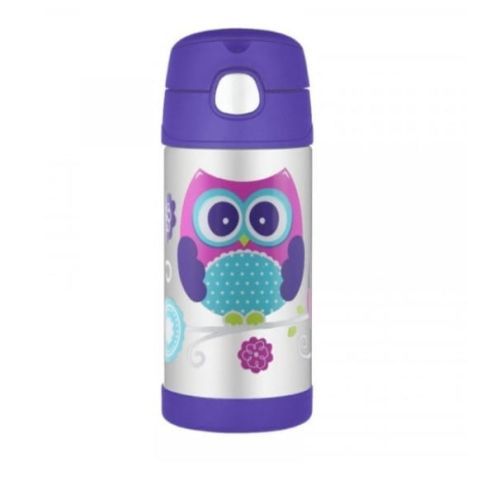 Thermos Fun tainer 355ml Pipetli Suluk Çelik Baykuş