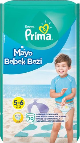 Prima Mayo Bebek Bezi 5-6 (+14kg)  Beden 10 Adet Maxi Tekli Paket