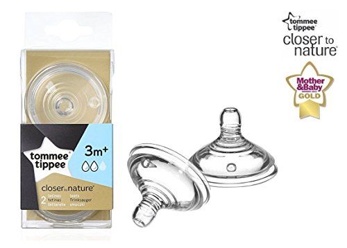 Tommee Tippee Biberon Emziği 2li  Orta Akış 3+ - 2 numara