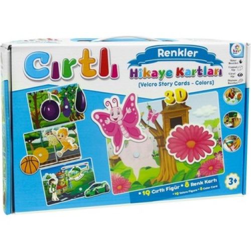 Cırtlı Hikaye Kartları Renkler