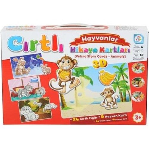 Cırtlı Hikaye Kartları Hayvanlar
