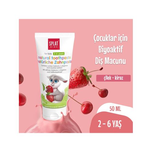 SPLAT Kids Splat Jn Çilek-Kiraz Diş Macunu 50 ml