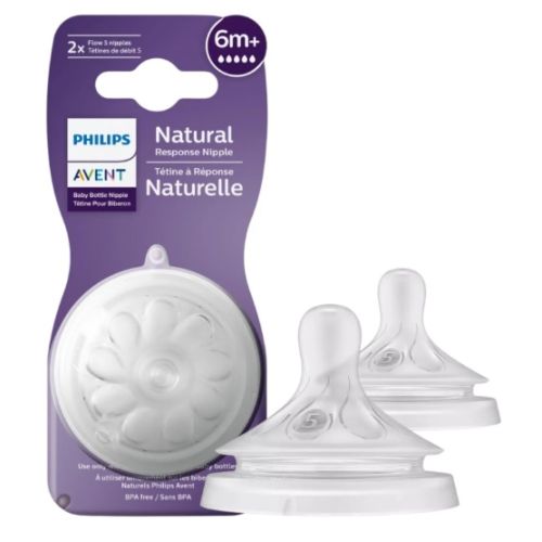 Philips Avent Natural Response 2'li Biberon Emziği 5 Numara 6+ Ay