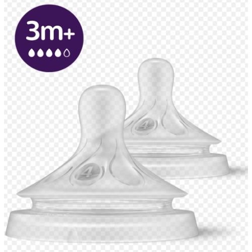 Philips Avent Natural Response 2'li Biberon Emziği 4 Numara 3+ Ay