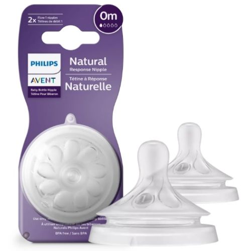 Philips Avent Doğal Tepkili Biberon Emziği 2Li 1 Numara 0 Ay