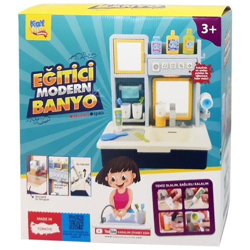 Oyuncak Kukuli Şarkılı Eğitici Modern Banyo Seti