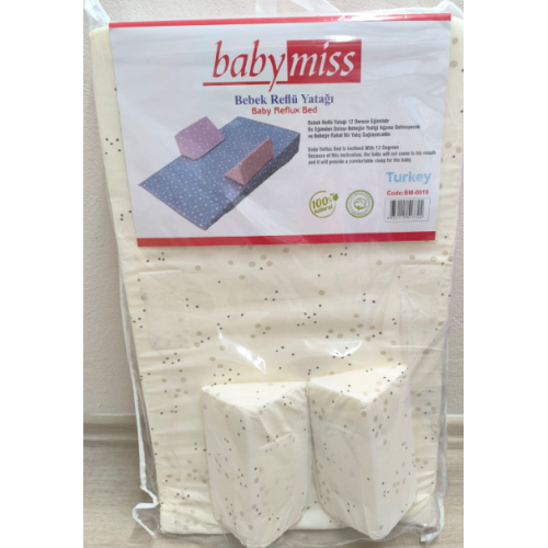 Baby Miss Eko Reflü Yastığı 0+ Ay Puantiyeli