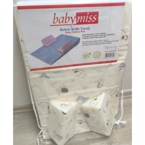 Baby Miss Eko Reflü Yastığı 0+ Ay Mavili