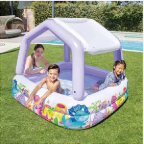 INTEX ŞEMSİYELİ ÇOCUK HAVUZU LİLA 157X157CM