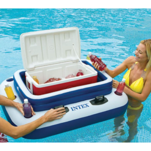 intex Mega Chill 2 Yüzen Şişme Soğutucu Taşıyıcısı