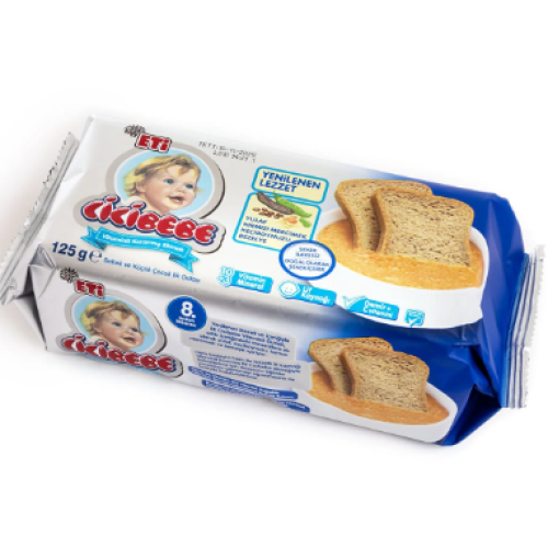 Eti Cicibebe Vitaminli Ekmek 125gr.