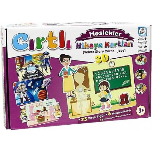 Cırtlı Hikaye Kartları Meslekler