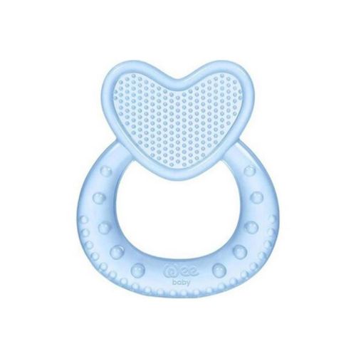 Wee Baby Kalpli Silikon Diş Kaşıyıcı - Mavi