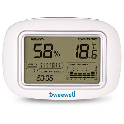 Weewell Higrometre Sıcaklık ve Nem Ölçer